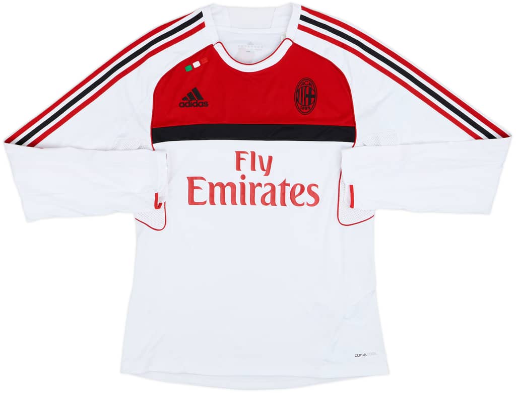 2011-12 AC Milan adidas L/S Training Shirt - 9/10 - (L)