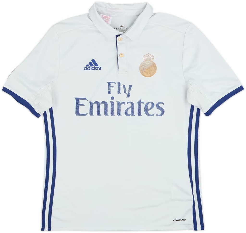 2016-17 Real Madrid Home Shirt - 4/10 - (XL.Boys)