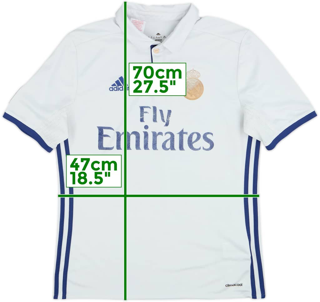 2016-17 Real Madrid Home Shirt - 4/10 - (XL.Boys)