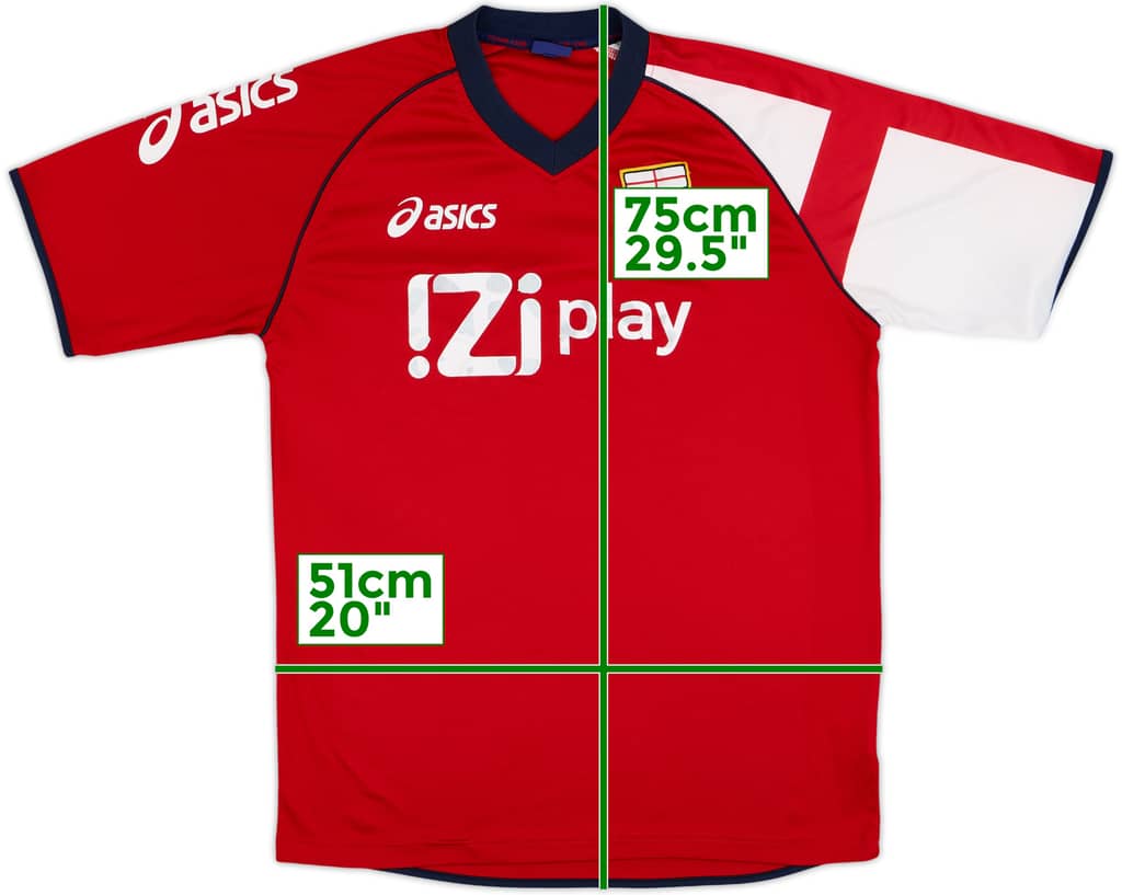 2010-11 Genoa Asics Training Shirt - 5/10 - (L)
