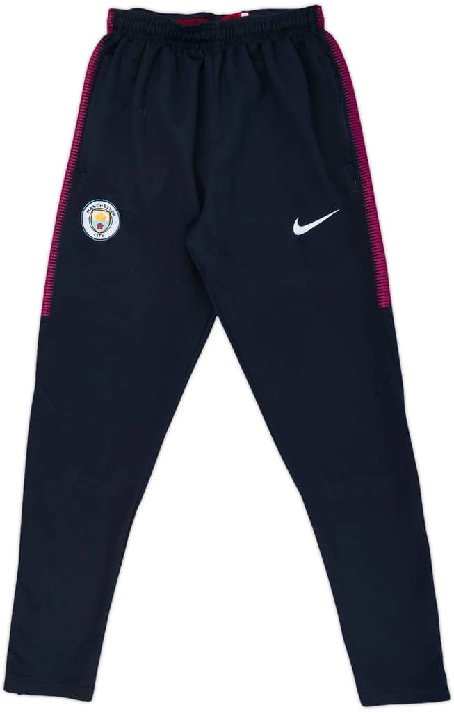 2017-18 Manchester City Nike Track Pants/Bottoms - 6/10 - (S)