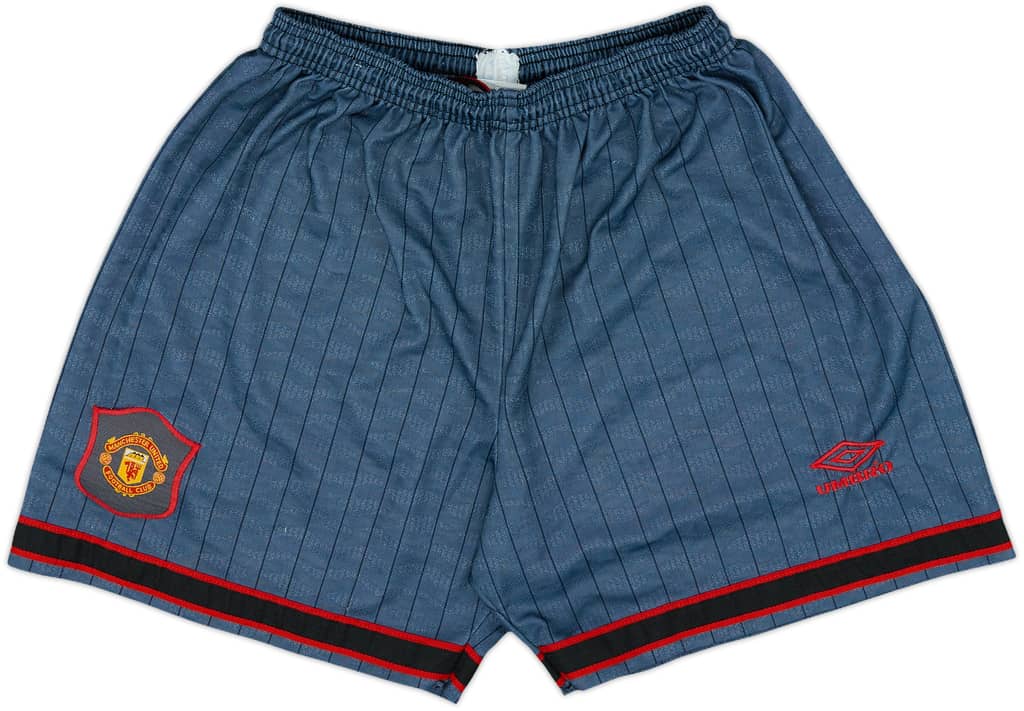 1995-96 Manchester United Away Shorts - 9/10 - (L)
