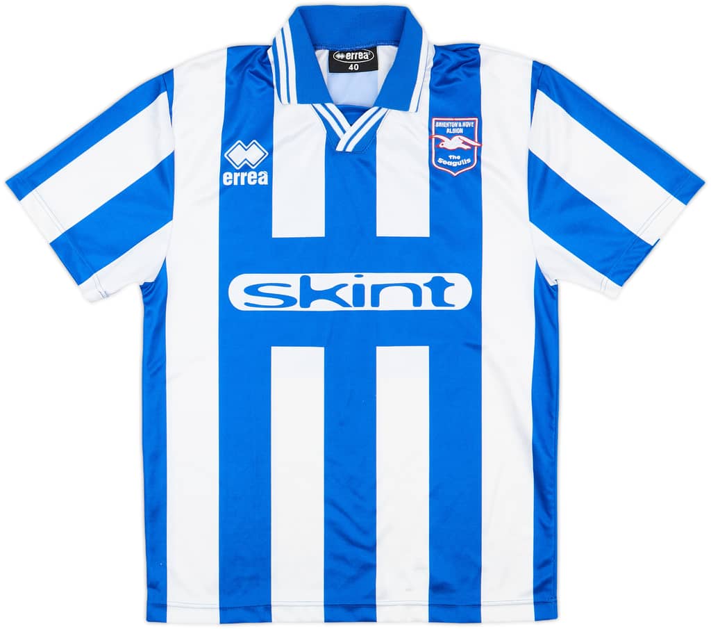 1999-00 Brighton Home Shirt - 7/10 - (XL.Boys)