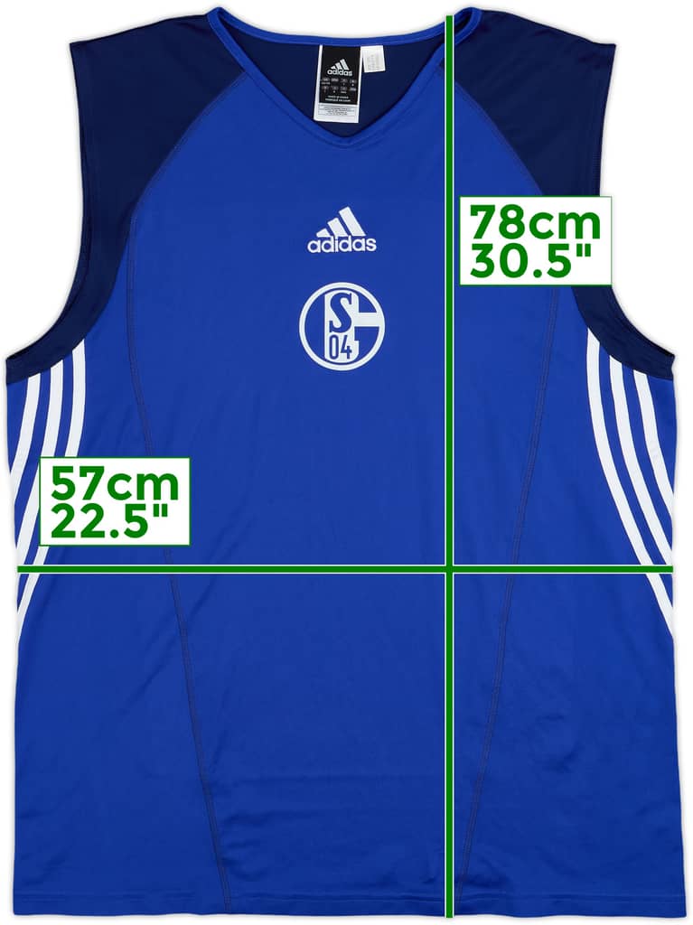 2005-06 Schalke adidas Training Vest - 10/10 - (XL)