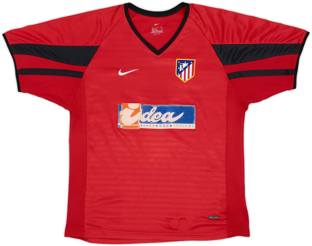 2001-02 Atletico Madrid Away Shirt - 8/10 - (L.Boys)
