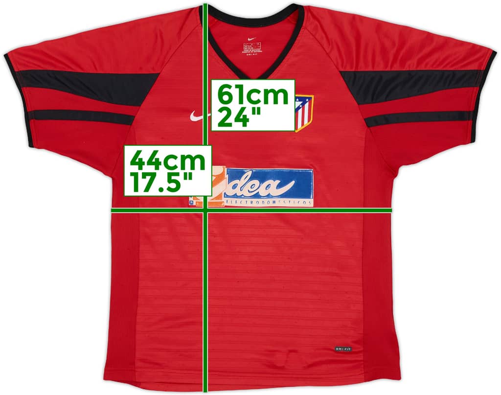 2001-02 Atletico Madrid Away Shirt - 8/10 - (L.Boys)