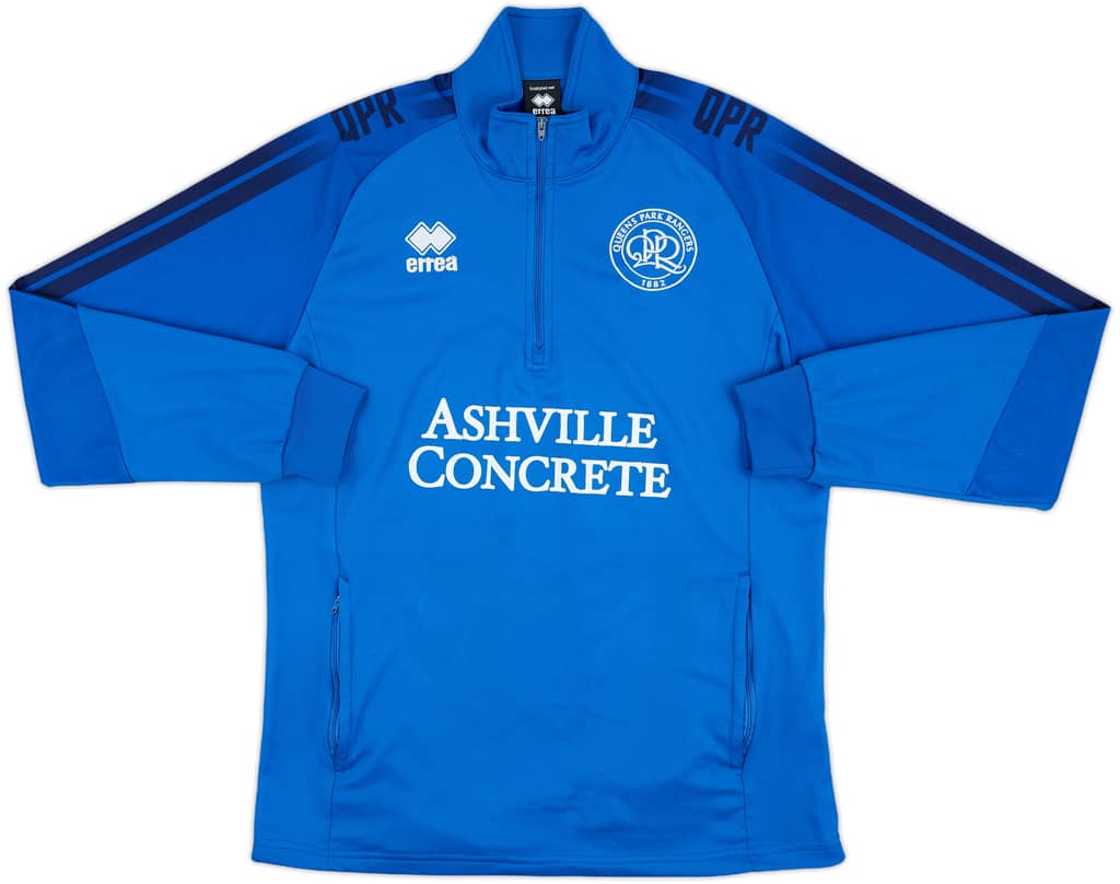2021-22 QPR Errea 1/4 Zip Sweat Top - 9/10 - (M)