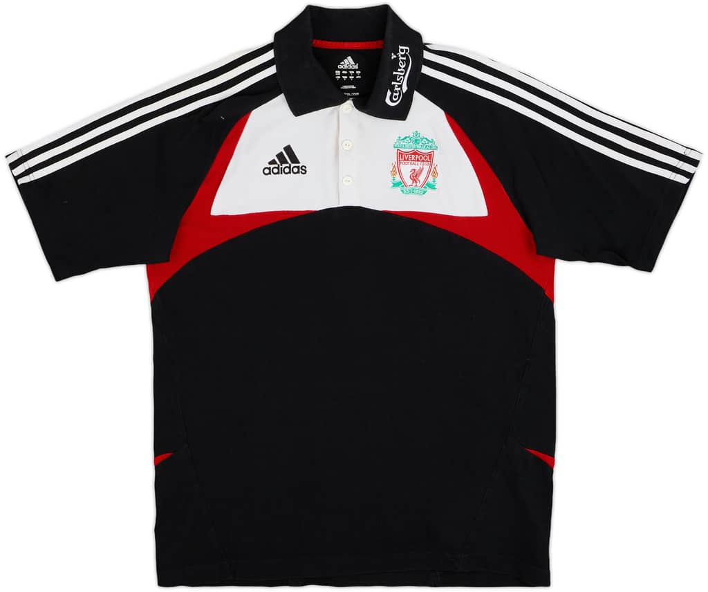2007-08 Liverpool adidas Polo Shirt - 9/10 - (M)