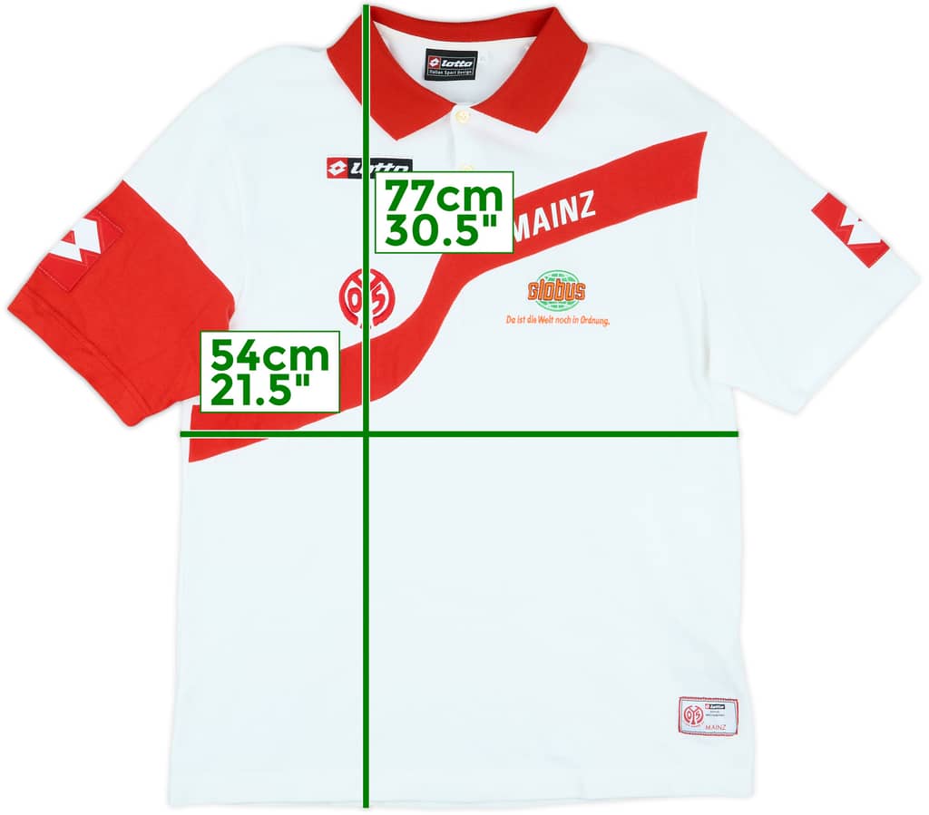2004-05 FSV Mainz Lotto Polo Shirt - 9/10 - (XL)