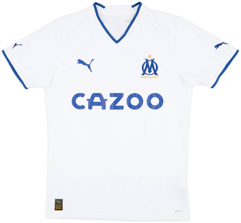 2022-23 Olympique Marseille Home Shirt - 9/10 - (S)