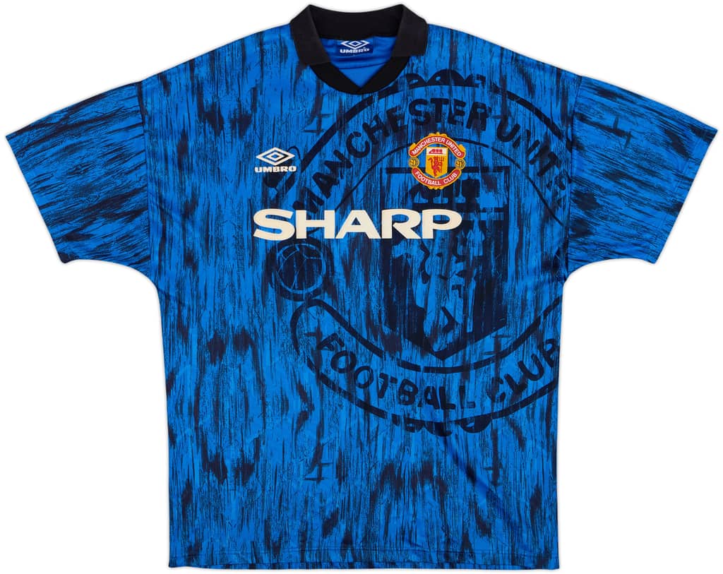 1992-93 Manchester United Away Shirt - 10/10 - (L)