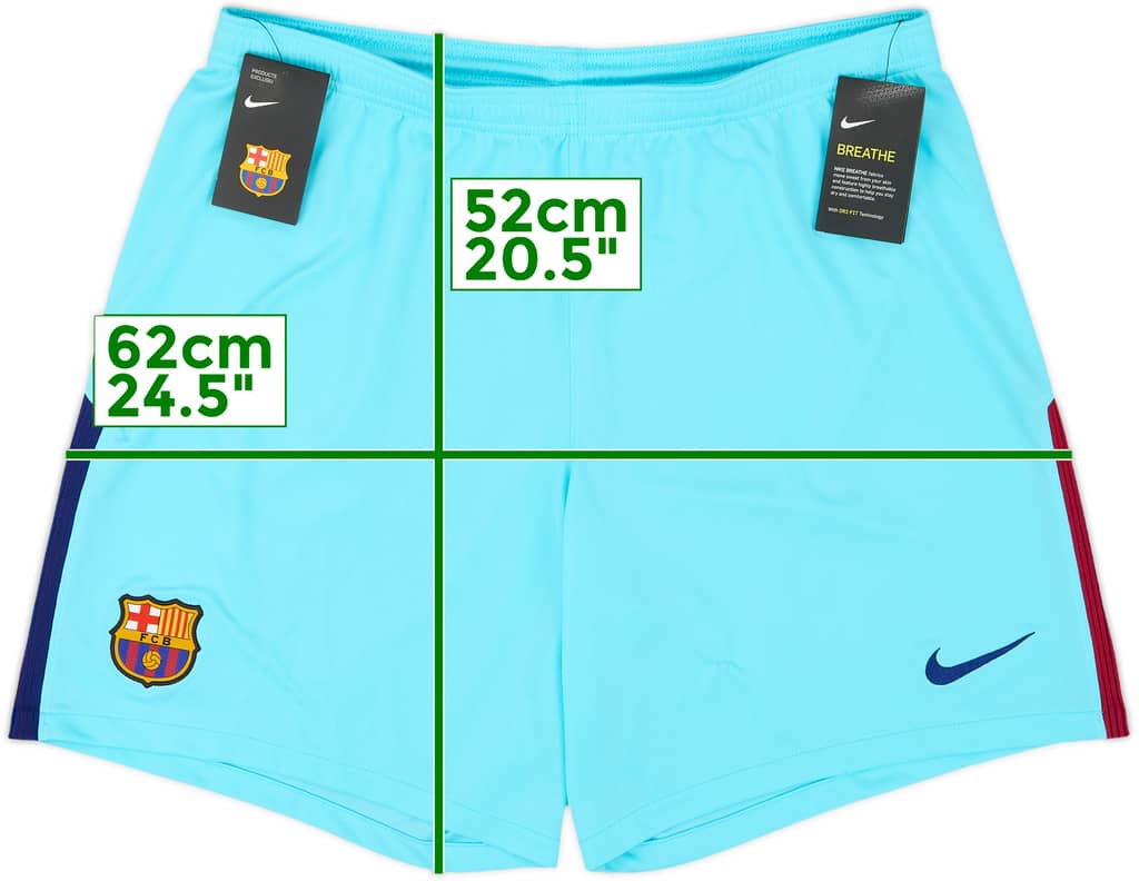 2017-18 Barcelona Away Shorts (XXL)