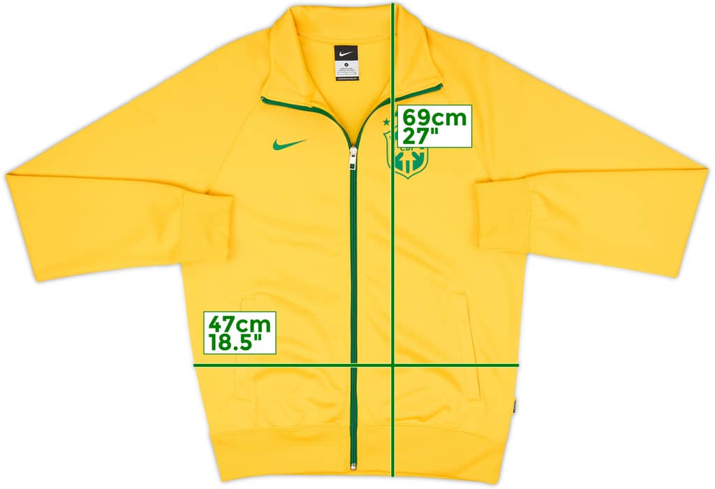 2014-15 Brazil Nike Track Jacket - 10/10 - (S)