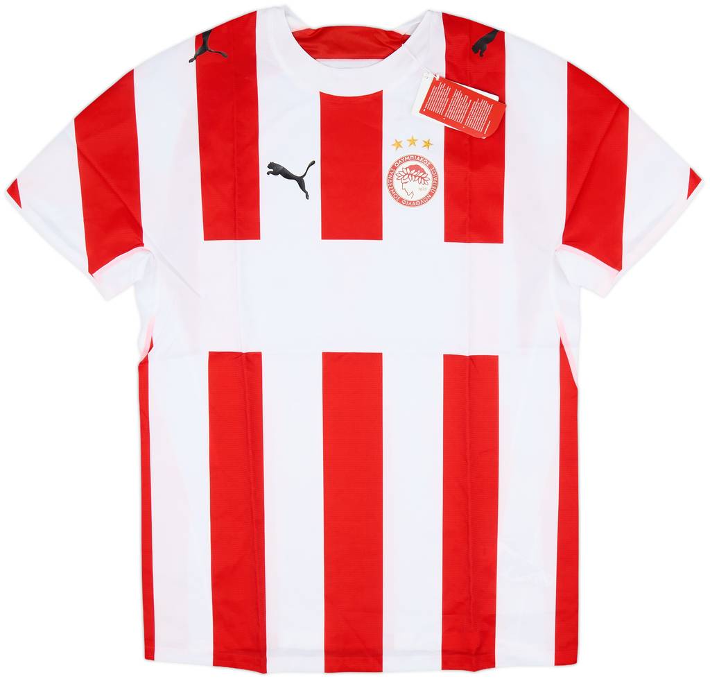 2006-07 Olympiakos Player Issue Home Shirt (L)