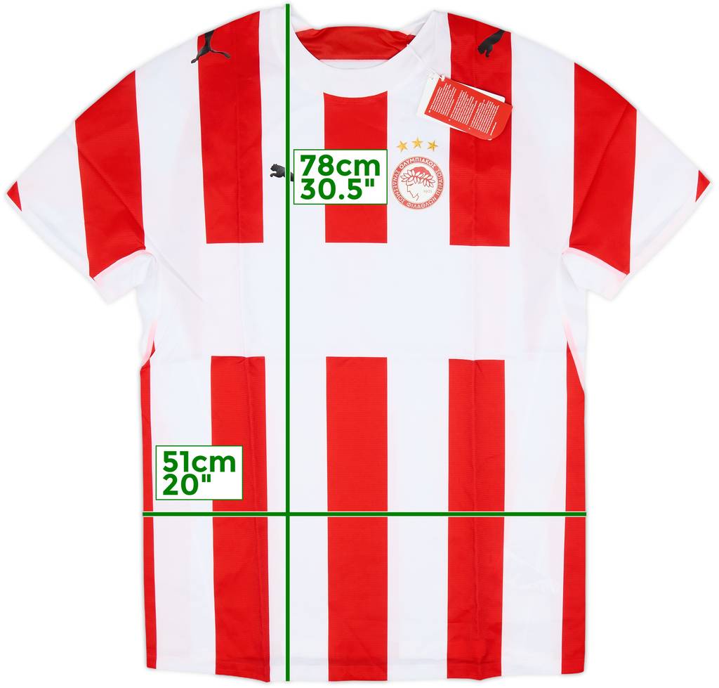 2006-07 Olympiakos Player Issue Home Shirt (L)