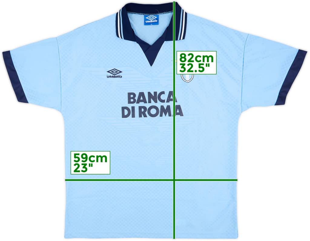 1995-96 Lazio Home Shirt - 6/10 - (XL)
