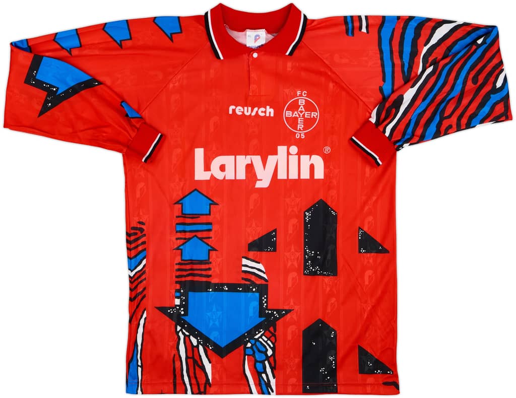 1994-95 Bayer Uerdingen Home L/S Shirt - 10/10 - (XL)