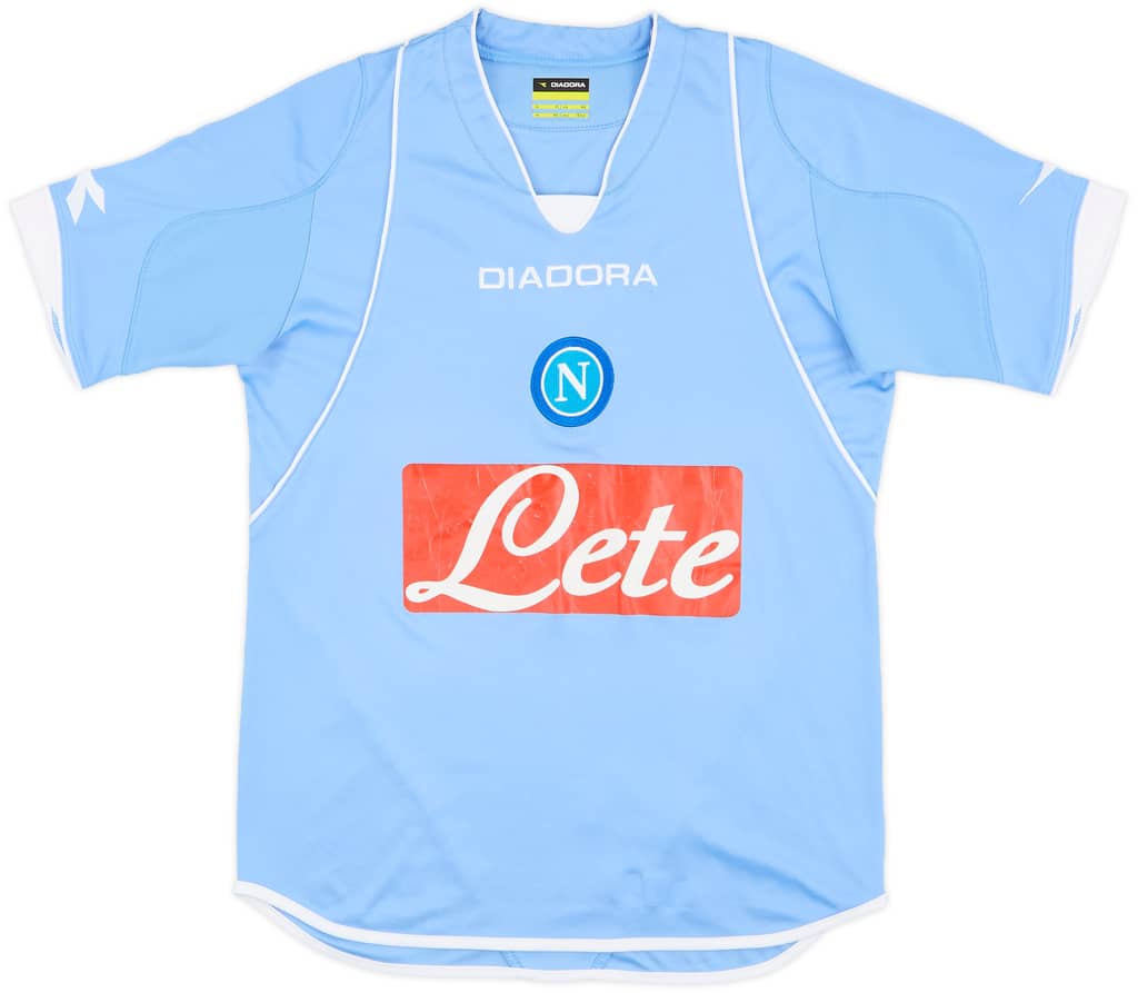 2007-08 Napoli Home Shirt - 7/10 - (XS)