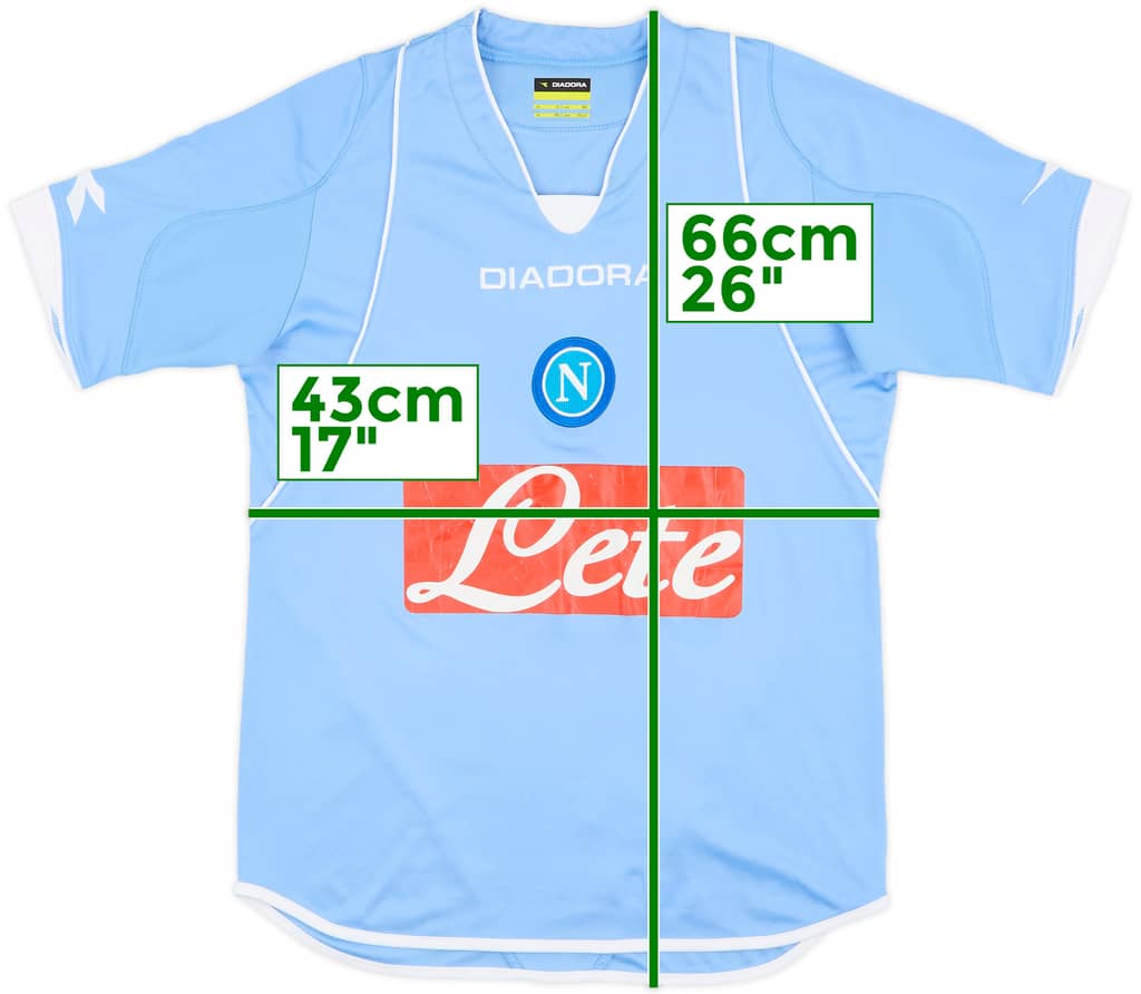 2007-08 Napoli Home Shirt - 7/10 - (XS)