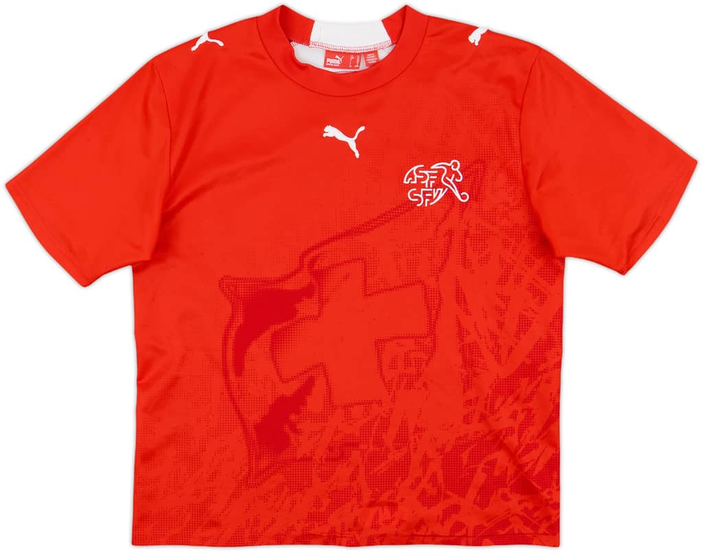 2006-08 Switzerland Home Shirt - 8/10 - (L.Boys)