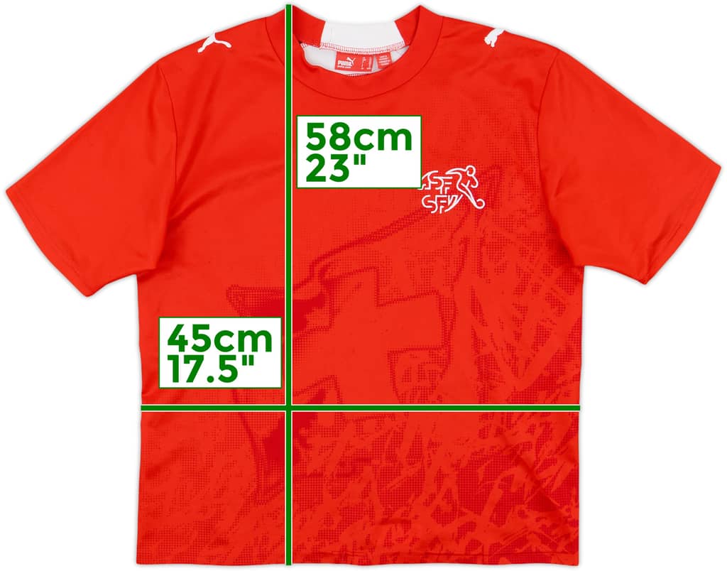 2006-08 Switzerland Home Shirt - 8/10 - (L.Boys)