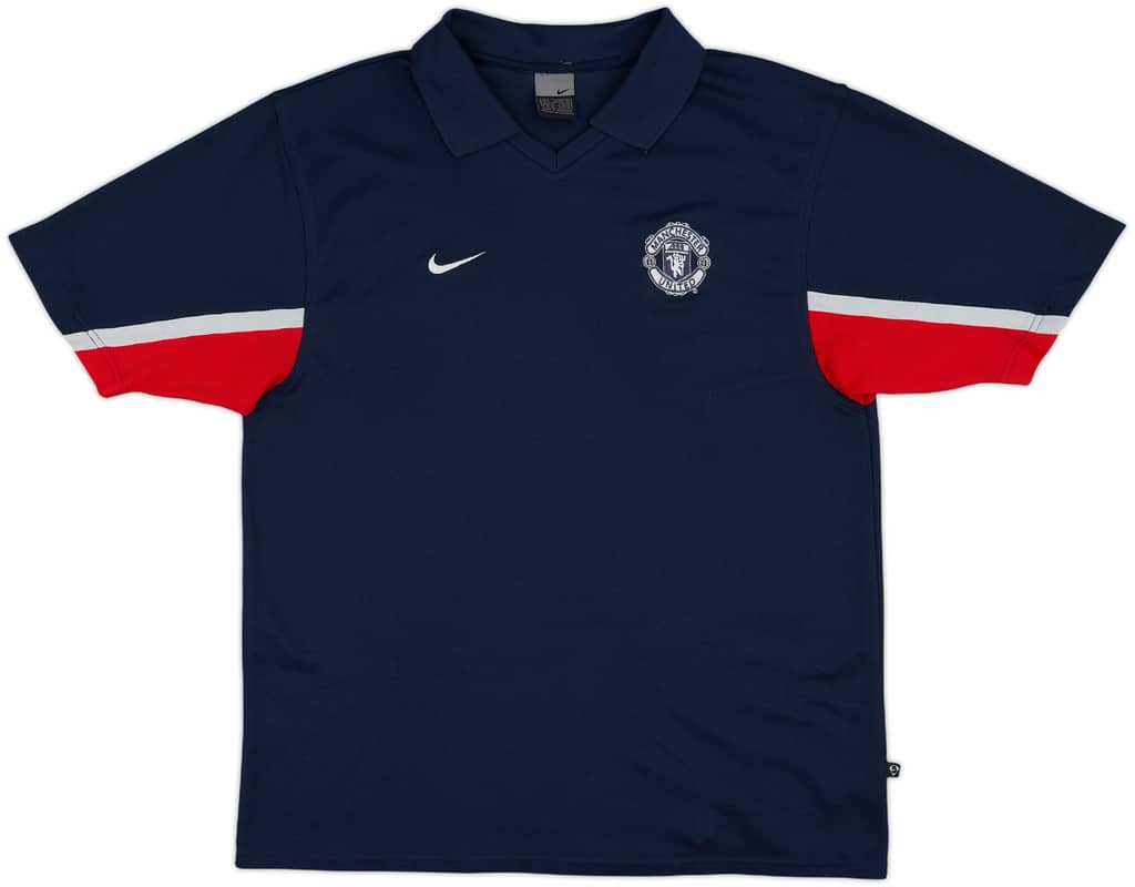 2003-04 Manchester United Nike Polo Shirt - 9/10 - (L)
