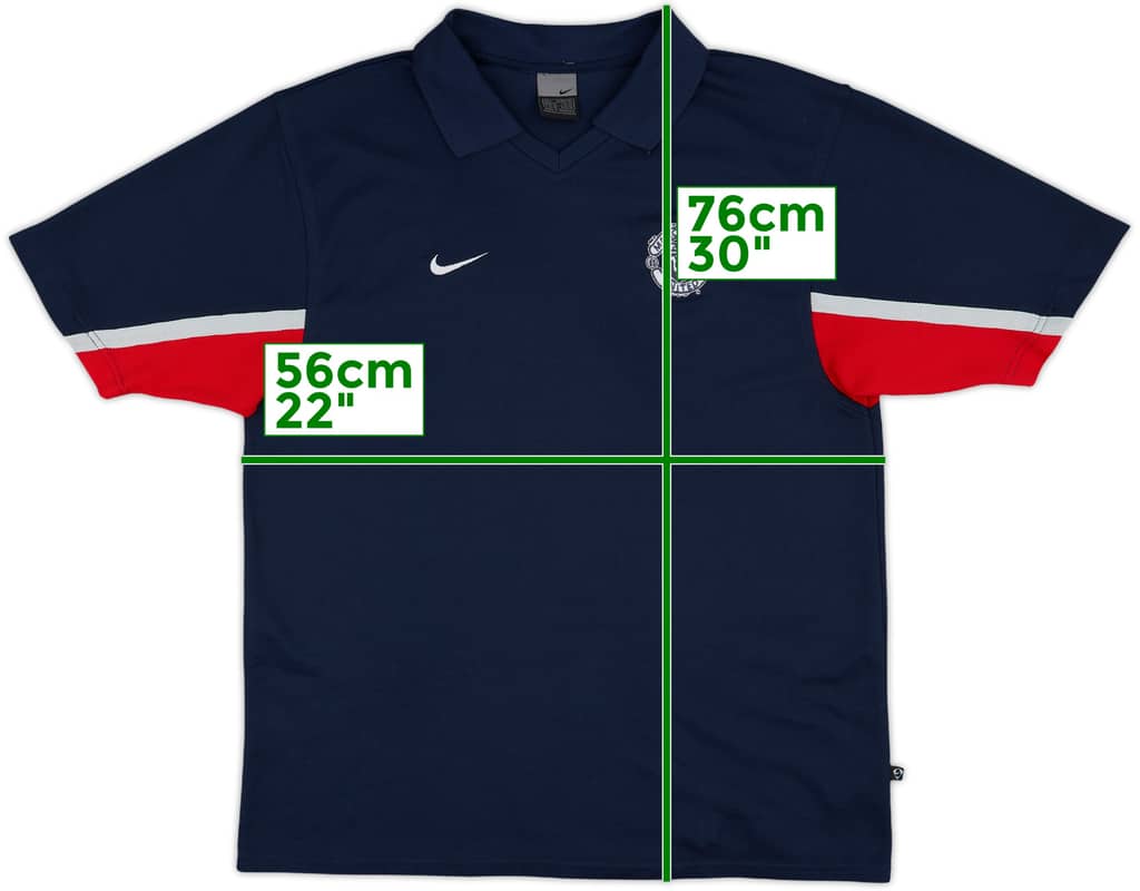 2003-04 Manchester United Nike Polo Shirt - 9/10 - (L)