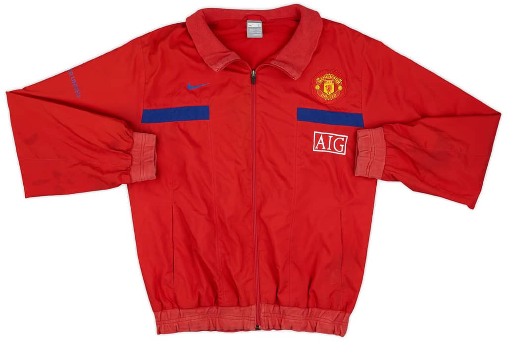 2009-10 Manchester United Nike Track Jacket - 7/10 - (L)