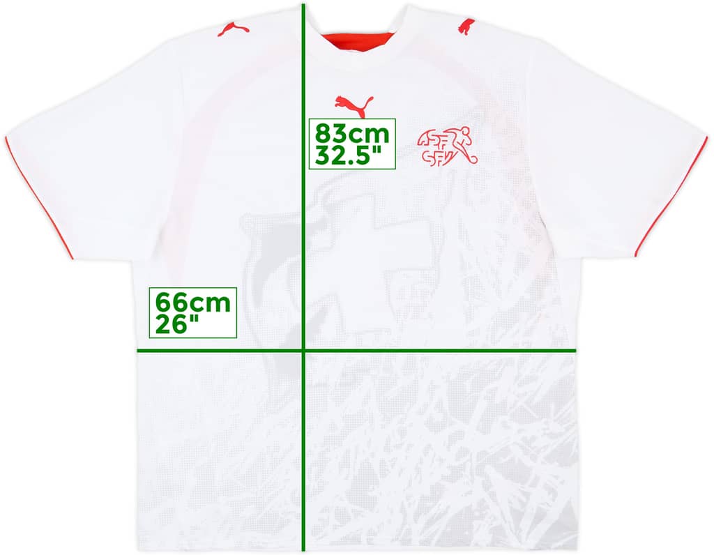 2006-08 Switzerland Away Shirt - 8/10 - (3XL)