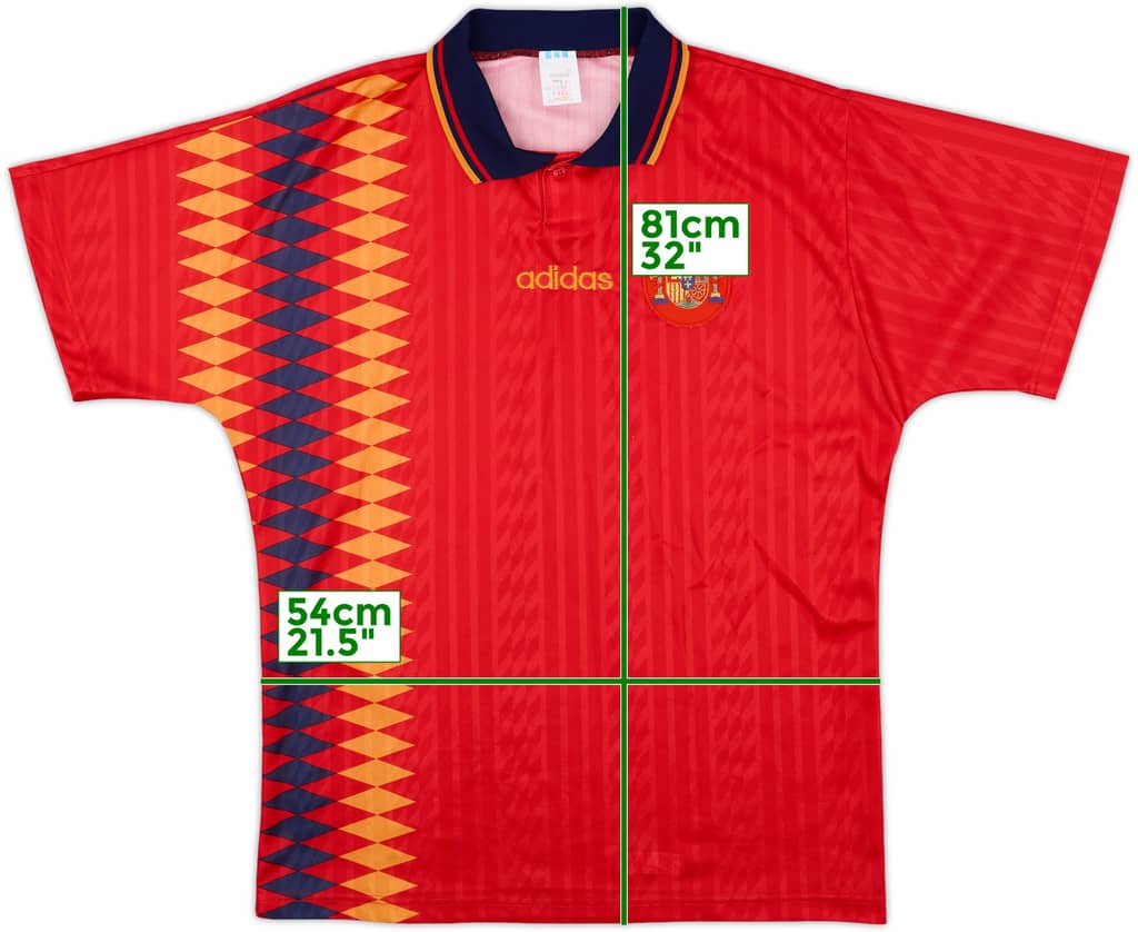 1994-96 Spain Home Shirt - 9/10 - (L/XL)