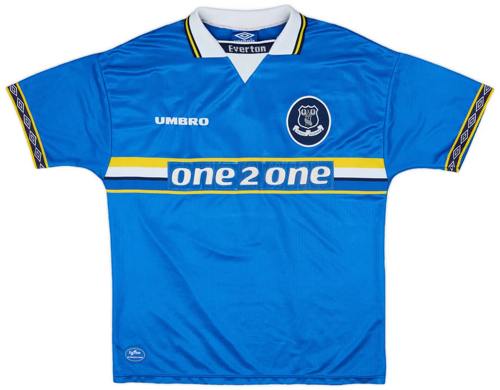 1997-99 Everton Home Shirt Materazzi #15 - 8/10 - (L)