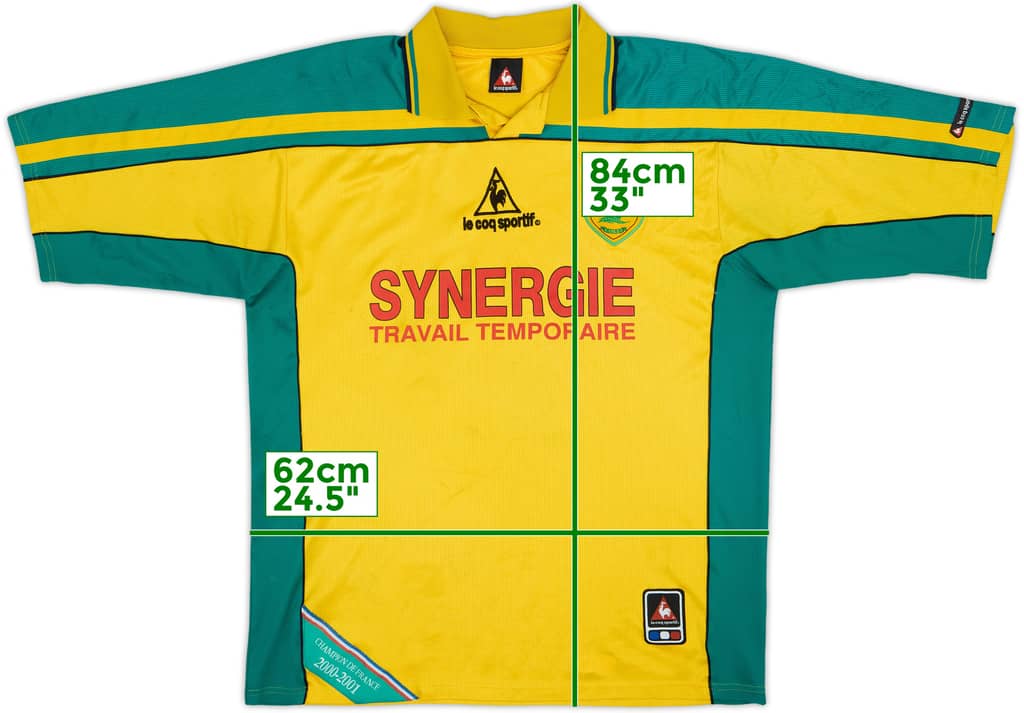 2000-02 Nantes Home Shirt - 6/10 - (XL)