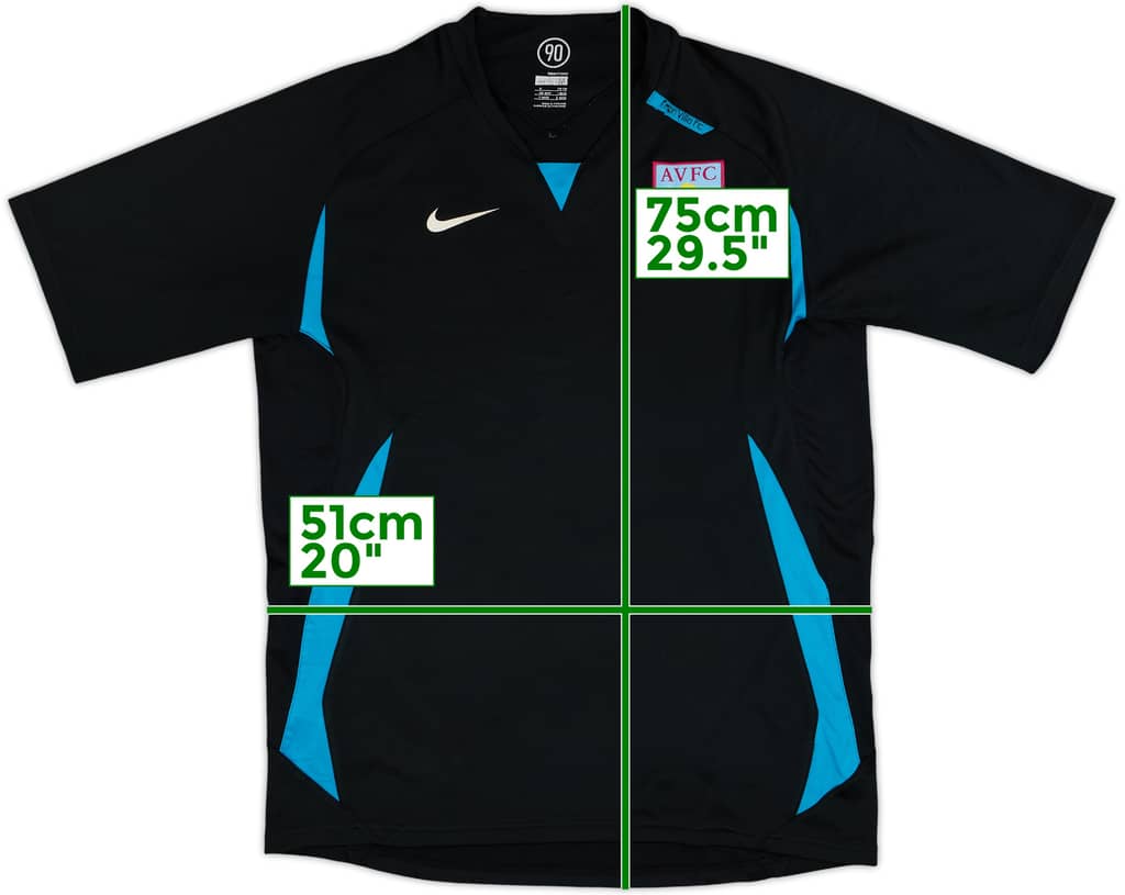 2007-08 Aston Villa Nike Player Issue Training Shirt - 6/10 - (M)