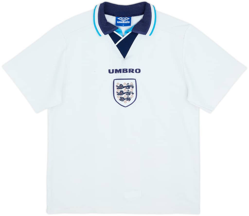 1995-97 England Home Shirt - 5/10 - (M)