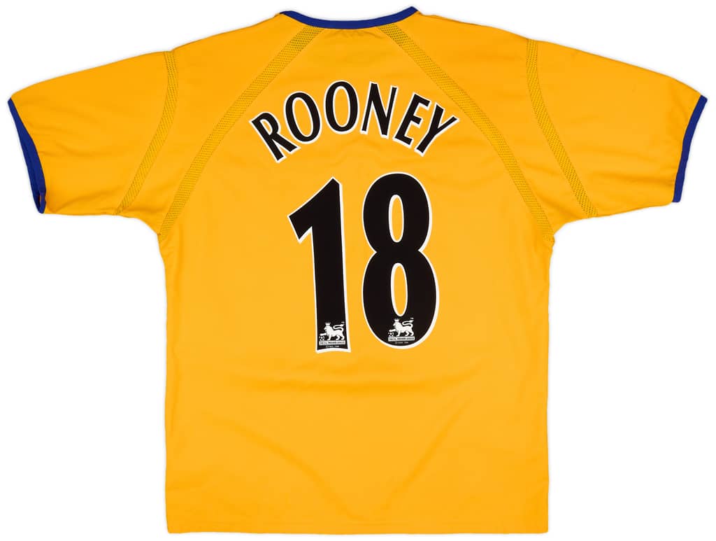 2003-04 Everton Away Shirt Rooney #18 - 9/10 - (L)