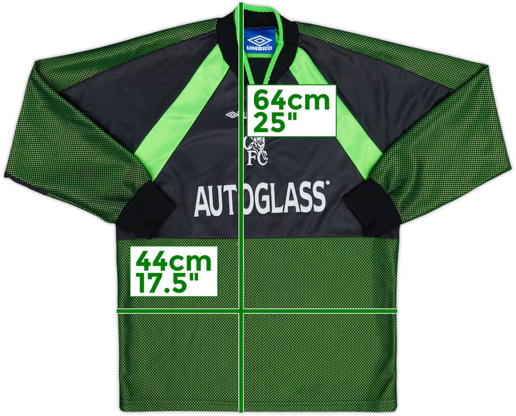 1998-99 Chelsea GK Shirt - 8/10 - (L.Boys)