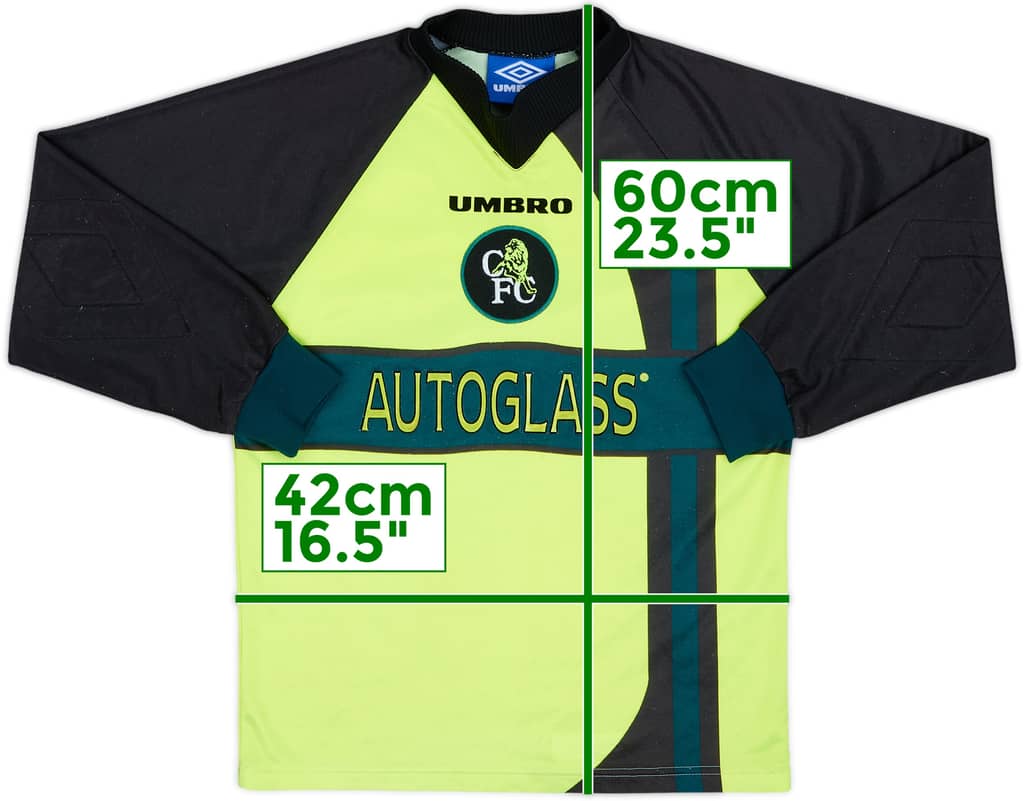 1997-99 Chelsea GK Shirt - 8/10 - (M.Boys)