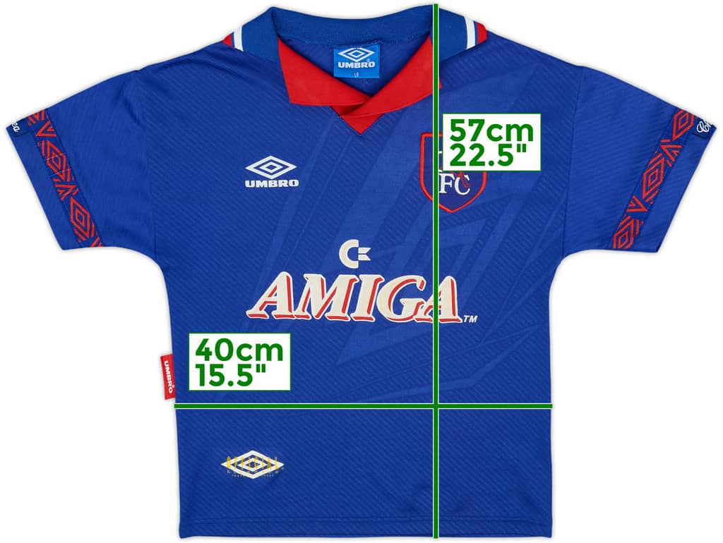 1993-94 Chelsea Home Shirt - 8/10 - (L.Boys)