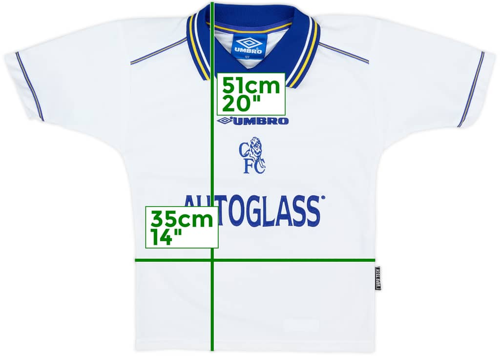 1998-00 Chelsea Away Shirt - 10/10 - (6-7 Years)