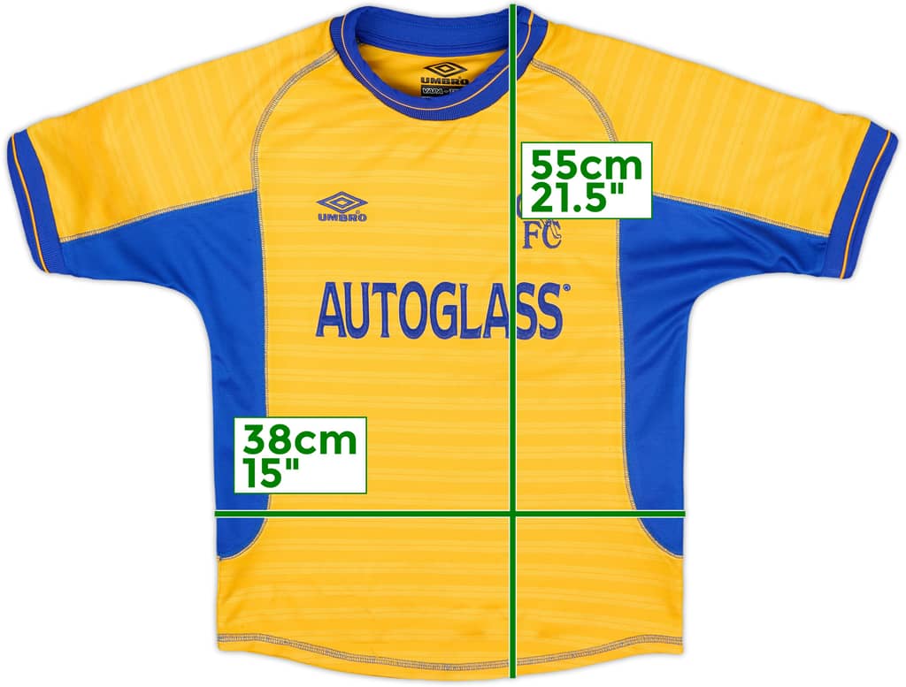 2000-01 Chelsea Away Shirt - 8/10 - (S.Boys)