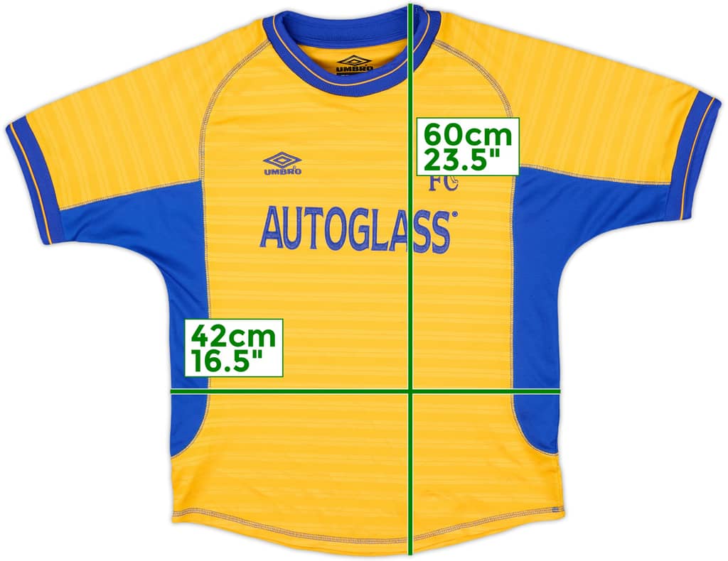 2000-01 Chelsea Away Shirt - 8/10 - (M.Boys)
