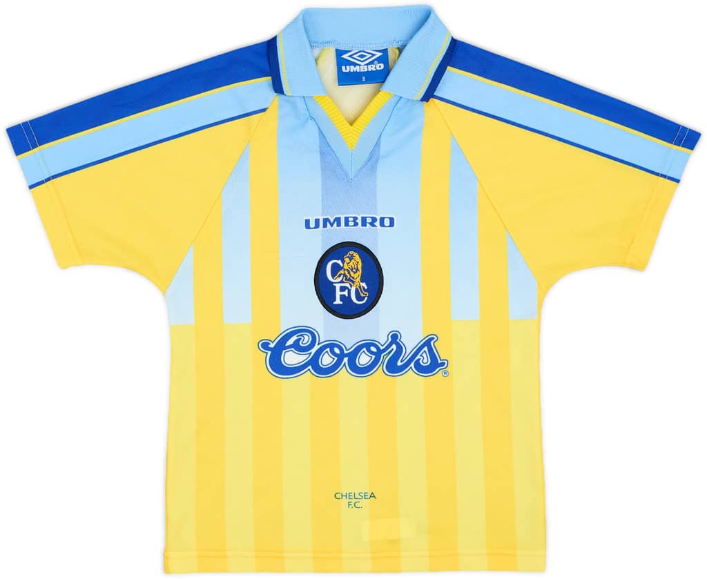 1996-97 Chelsea Away Shirt - 8/10 - (M.Boys)