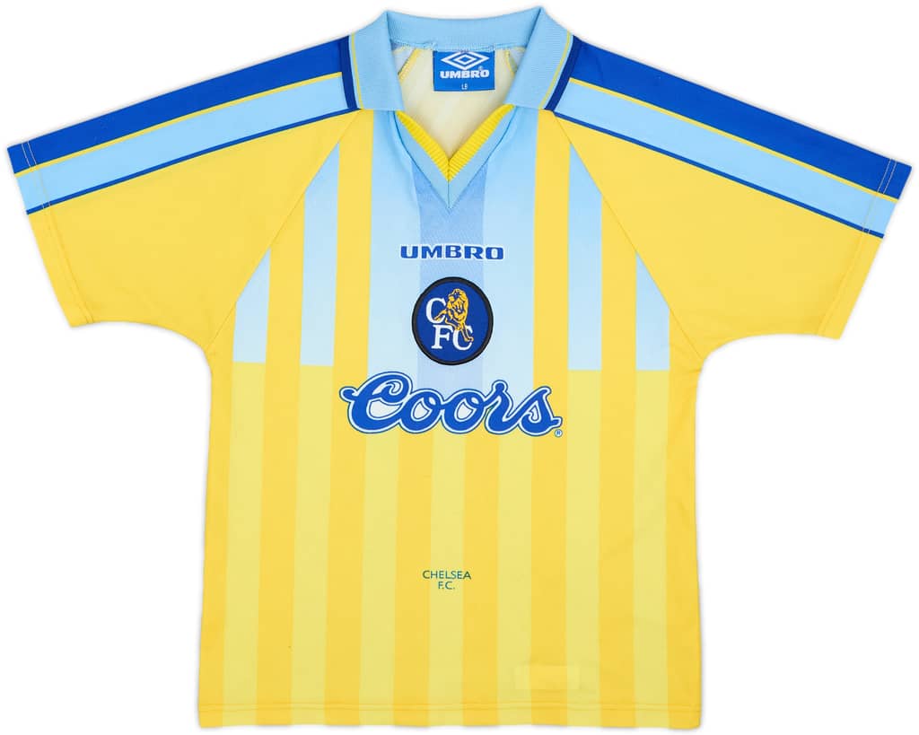 1996-97 Chelsea Away Shirt - 8/10 - (L.Boys)