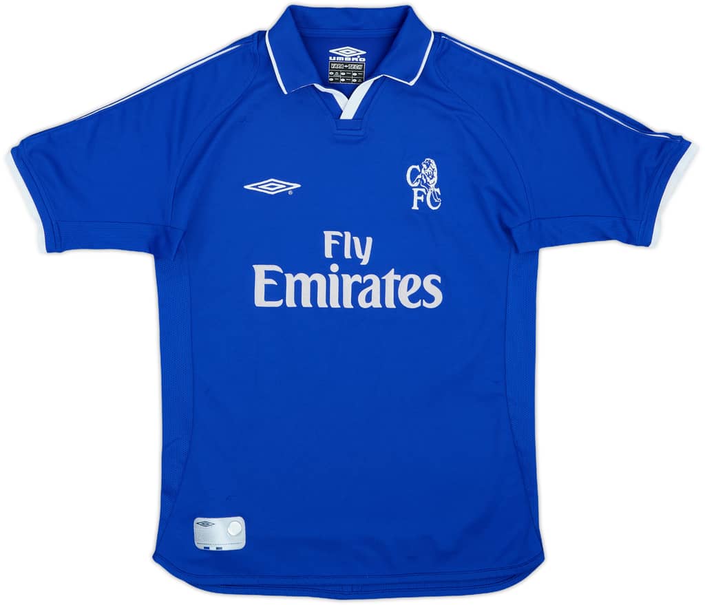 2001-03 Chelsea Home Shirt - 8/10 - (M.Boys)