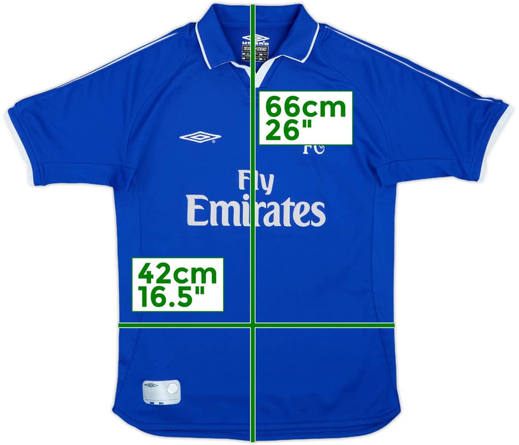 2001-03 Chelsea Home Shirt - 8/10 - (M.Boys)