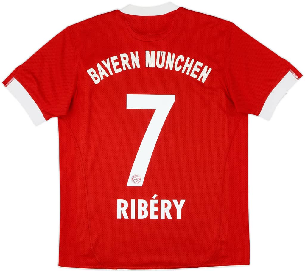 2009-10 Bayern Munich Home Shirt Ribery #7 - 6/10 - (XL.Boys)