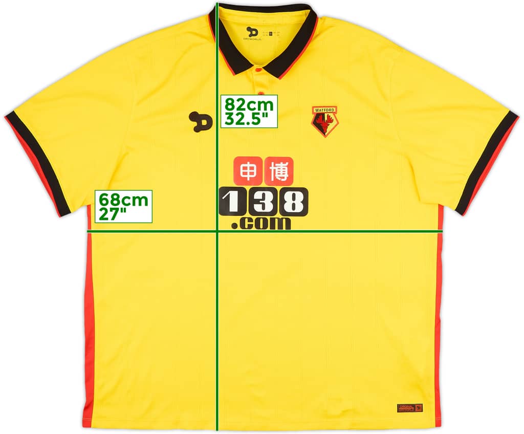2016-17 Watford Home Shirt - 7/10 - (3XL)