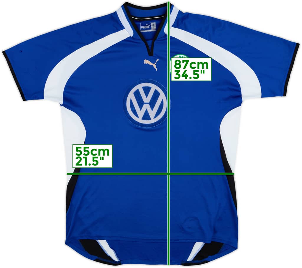 2000-02 Wolfsburg Away Shirt - 6/10 - (XXL)