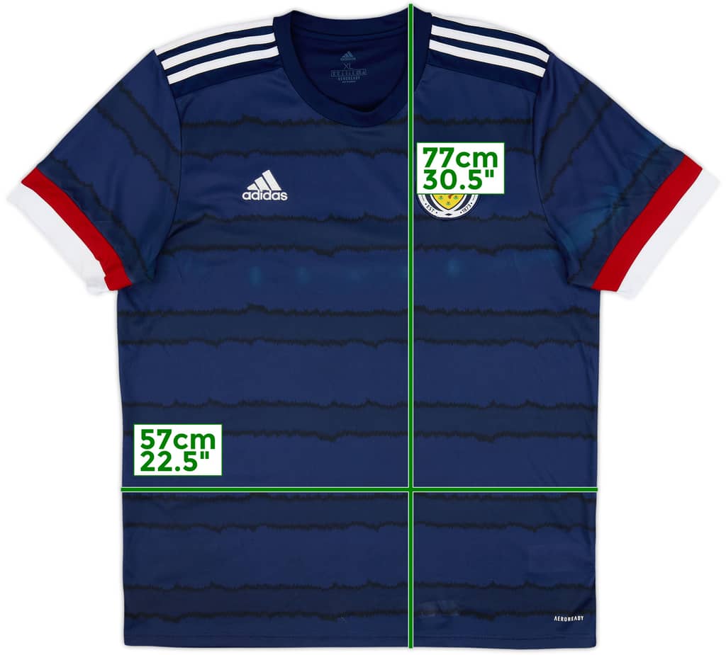 2020-22 Scotland Home Shirt - 5/10 - (XL)