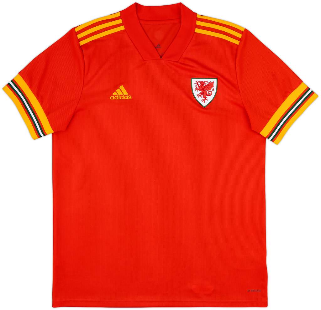 2020-21 Wales Home Shirt - 8/10 - (L)